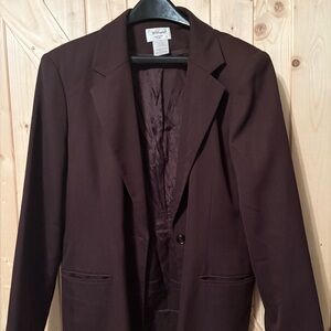 Brown Sz16 Vtg Worthington Travelers 2pc Set